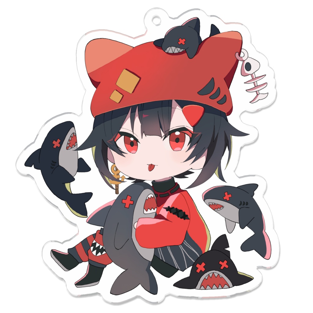 オリキャラ『SDしゃー子』 アクリルキーホルダー