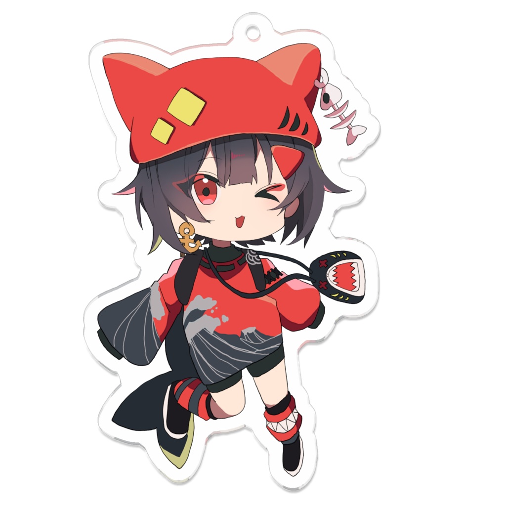 オリキャラ『SDしゃー子』 アクリルキーホルダー