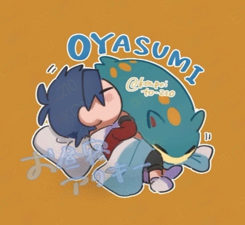 A5正方形 ミニイラスト本 ジョウト組 フルカラー/ アクリルキーホルダー(4cm)