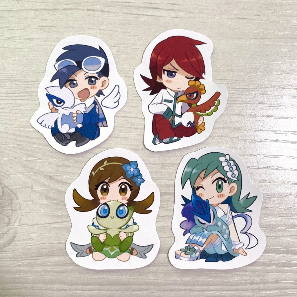 ポケモン ジョウト組 アクキー 全4種