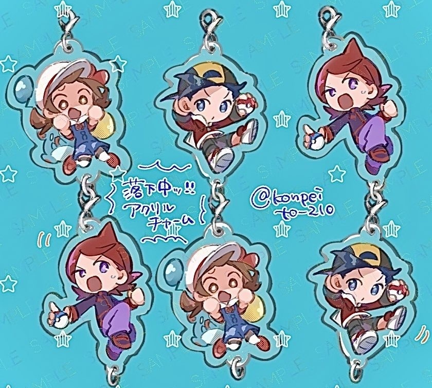 ｼﾞｮｳﾄﾘｵの繋がるアクリルチャーム(全3種)