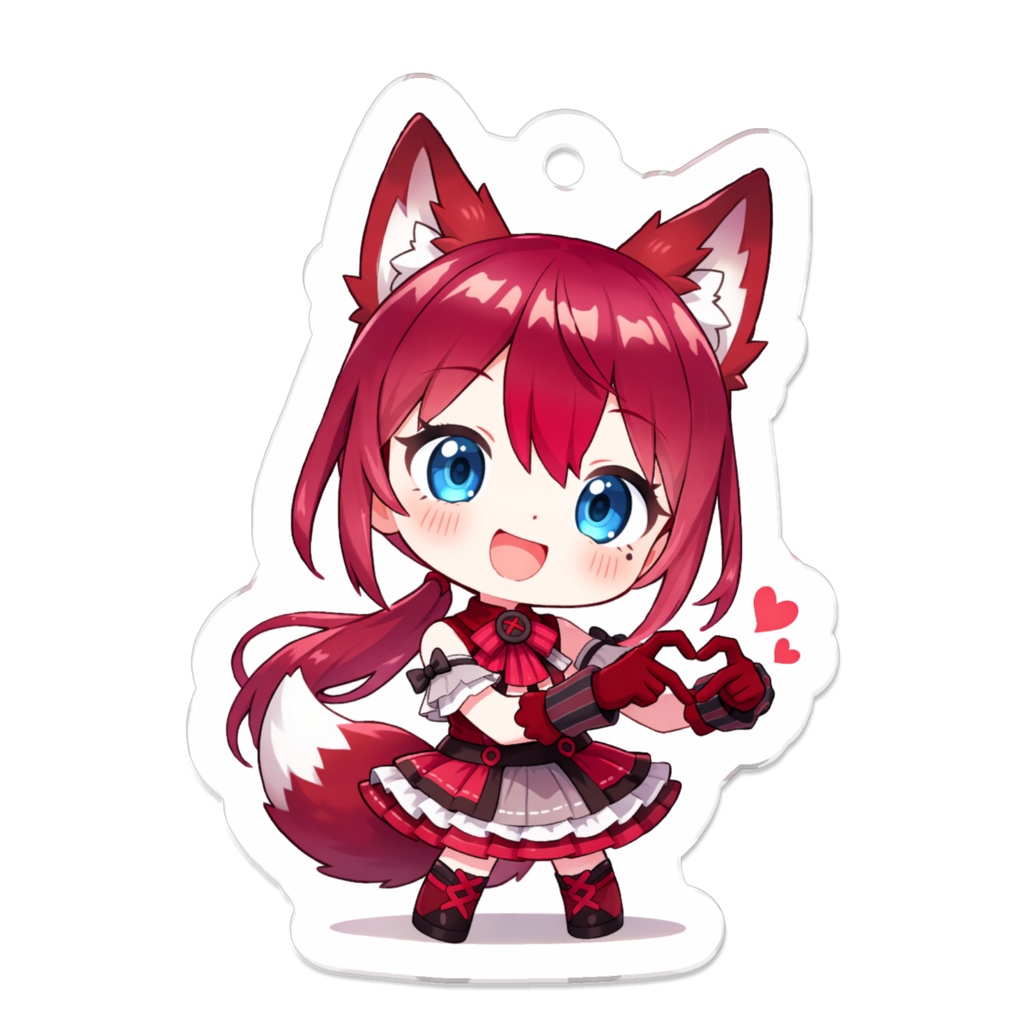 ちび心炉あかり　アクリルキーホルダー