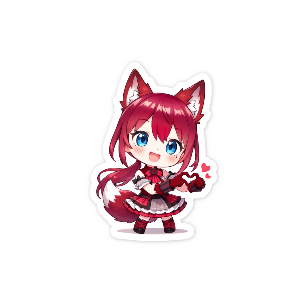 ちび心炉あかり-ステッカー