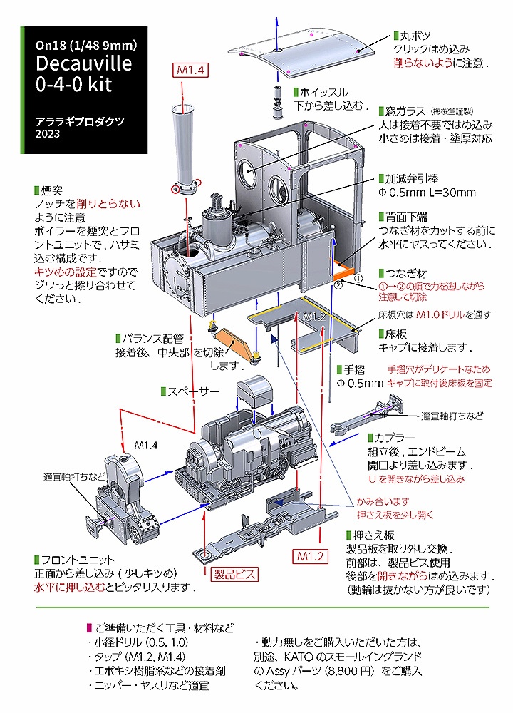 Decauville 0-4-0 kit 原型(限定品)