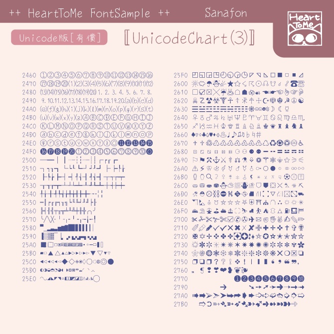 さなフォン(手書き和文フォント) 無償/有償