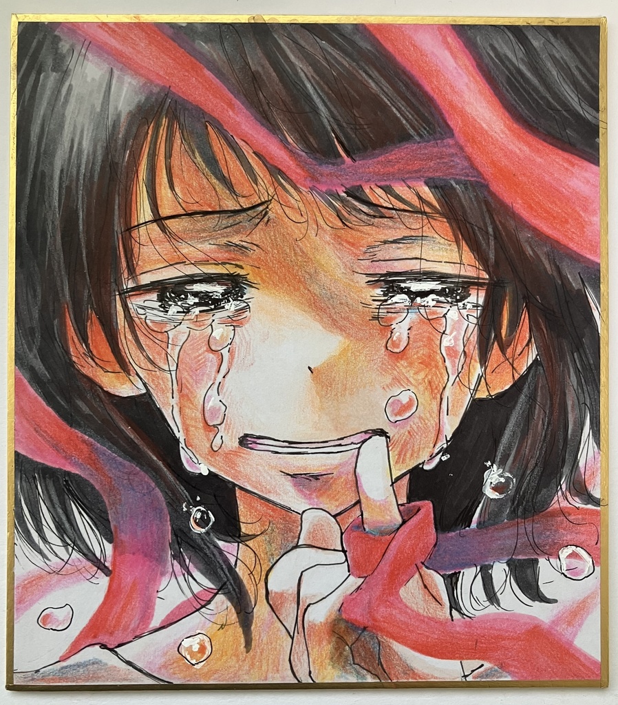 【️一点物】手書きイラスト タコピーの原罪 久世しずか