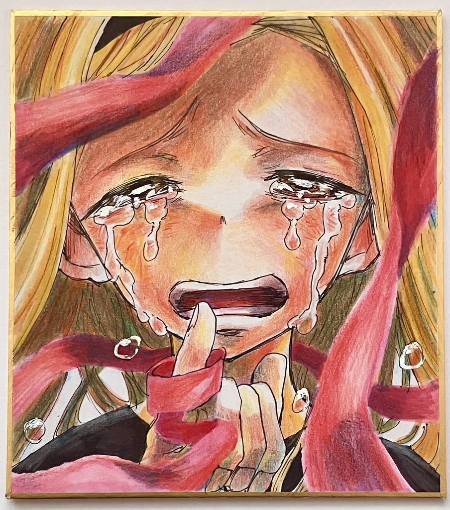 【️一点物】手書きイラスト タコピーの原罪 雲母坂まりな