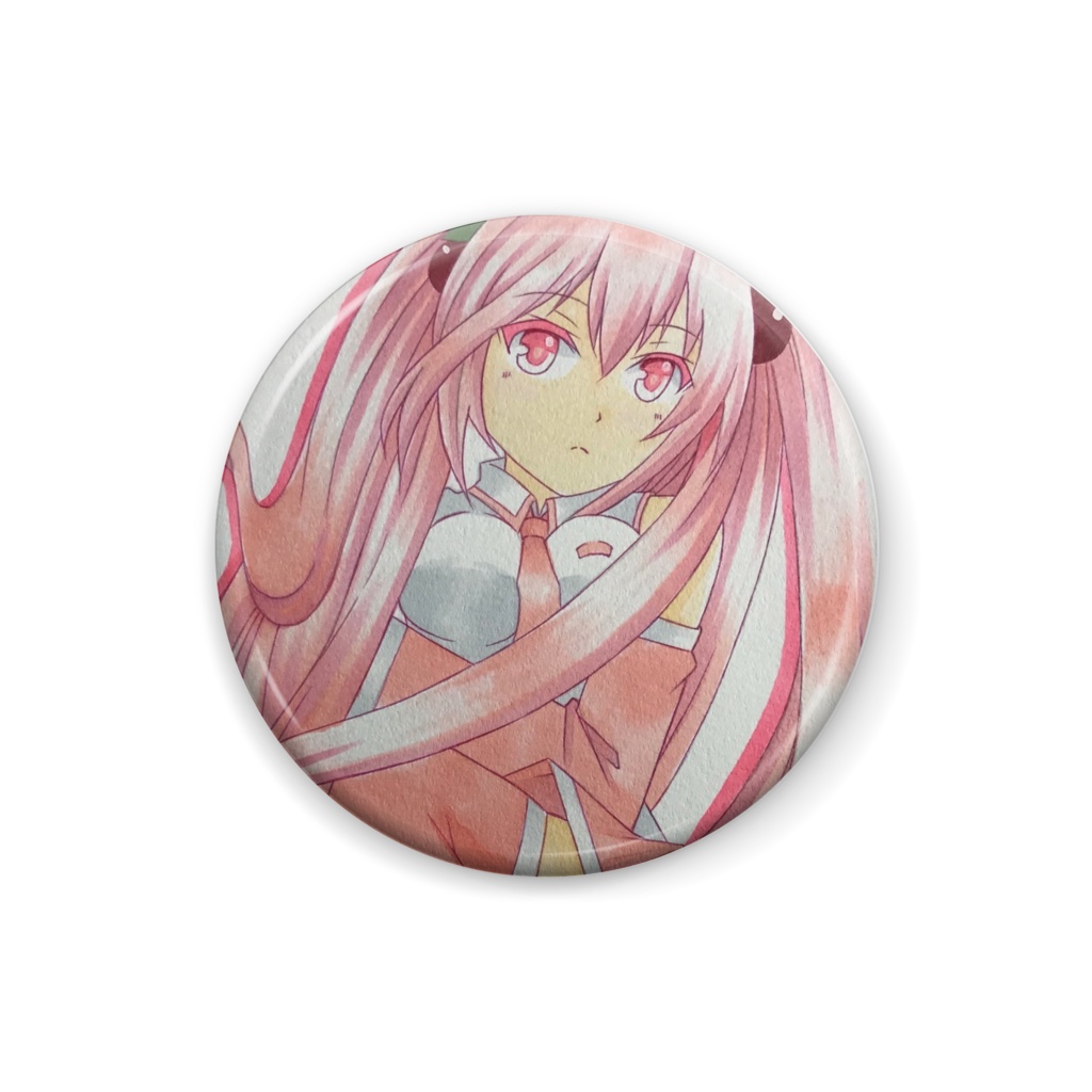 桜ミク 缶バッチ