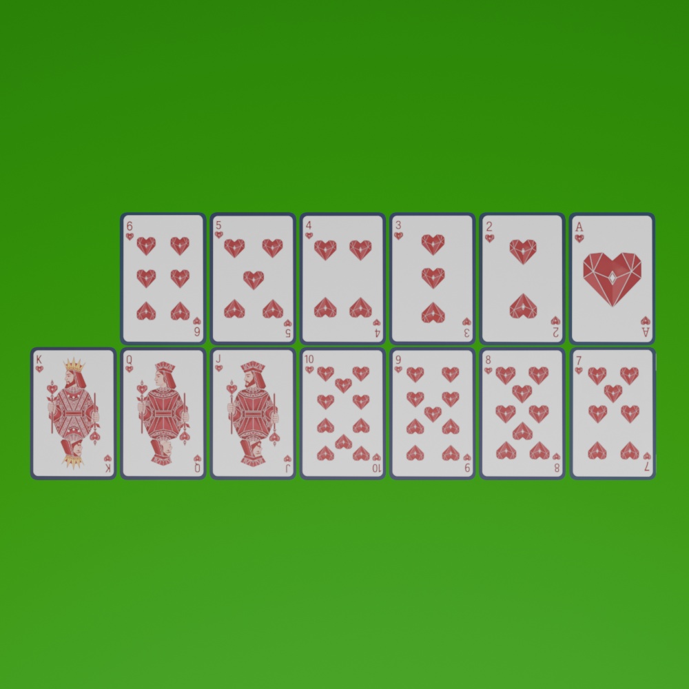 【3Dモデル】トランプカード