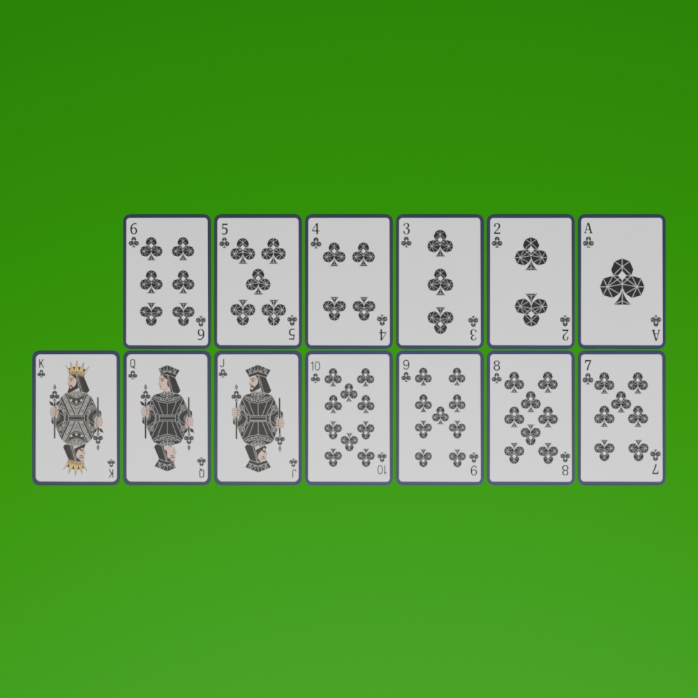 【3Dモデル】トランプカード