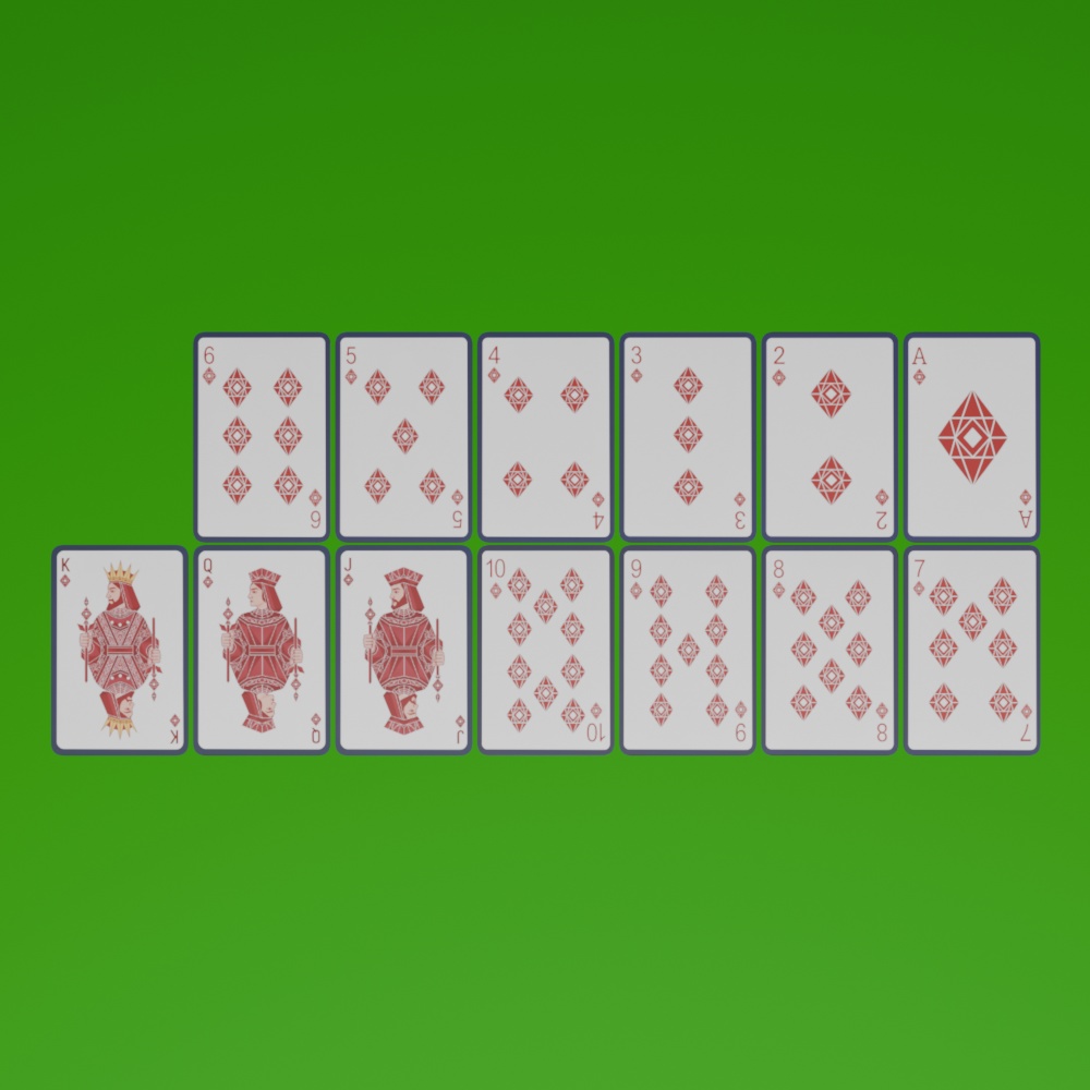 【3Dモデル】トランプカード