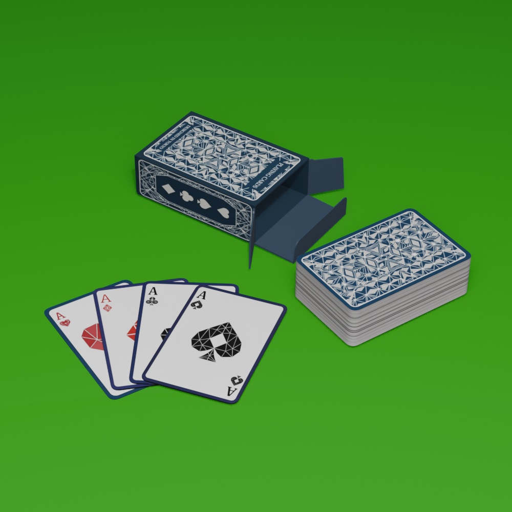 【3Dモデル】トランプカード