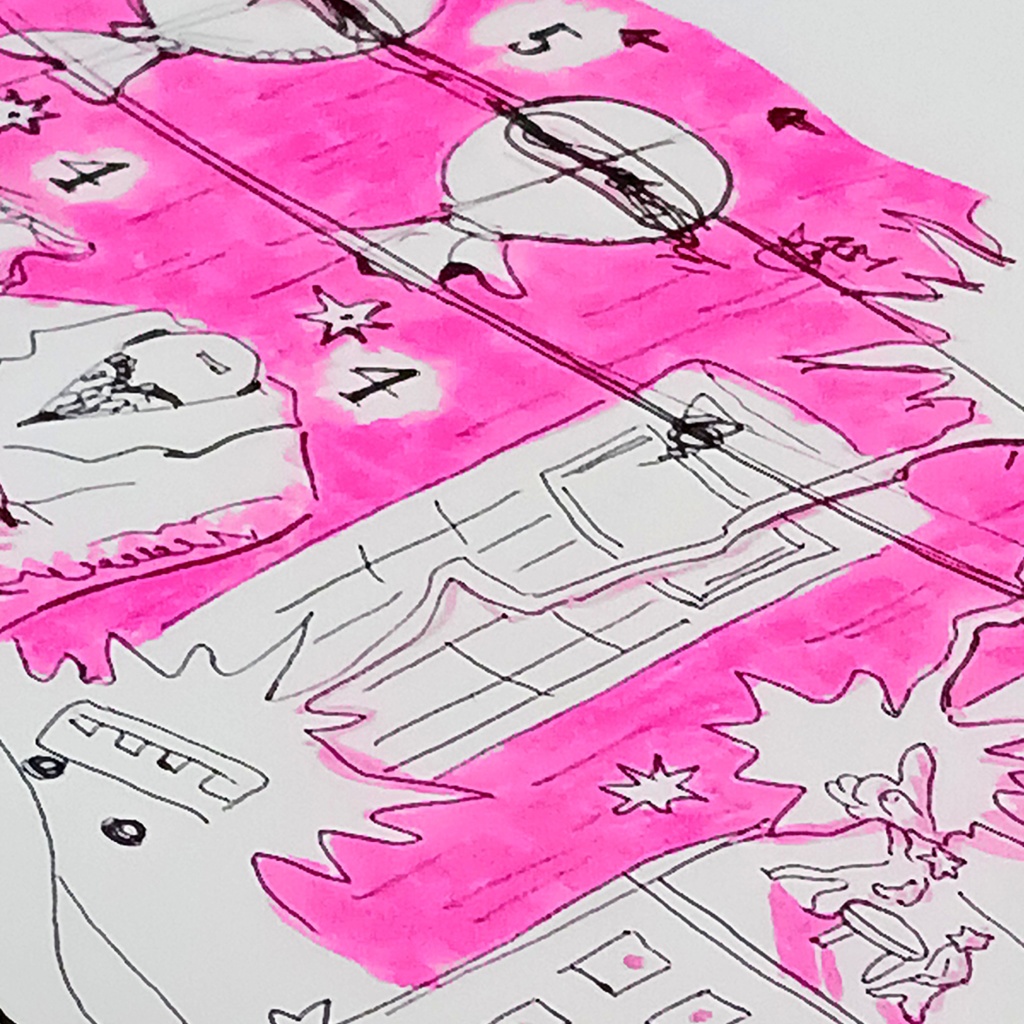 ドローイング原画(125×135mm)