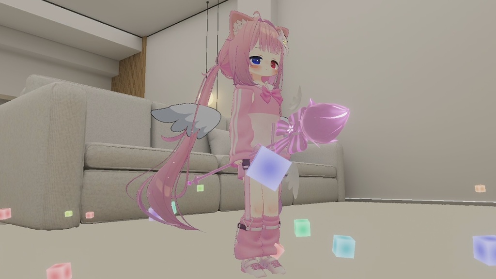 【ネメシスの杖専用】杖取り出しパーティクル