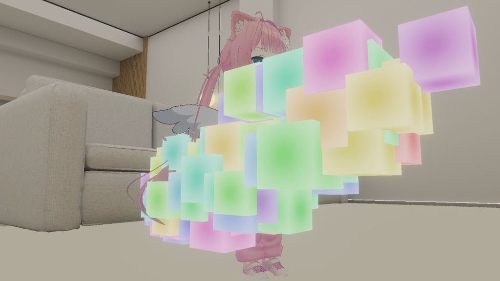 【ネメシスの杖専用】杖取り出しパーティクル