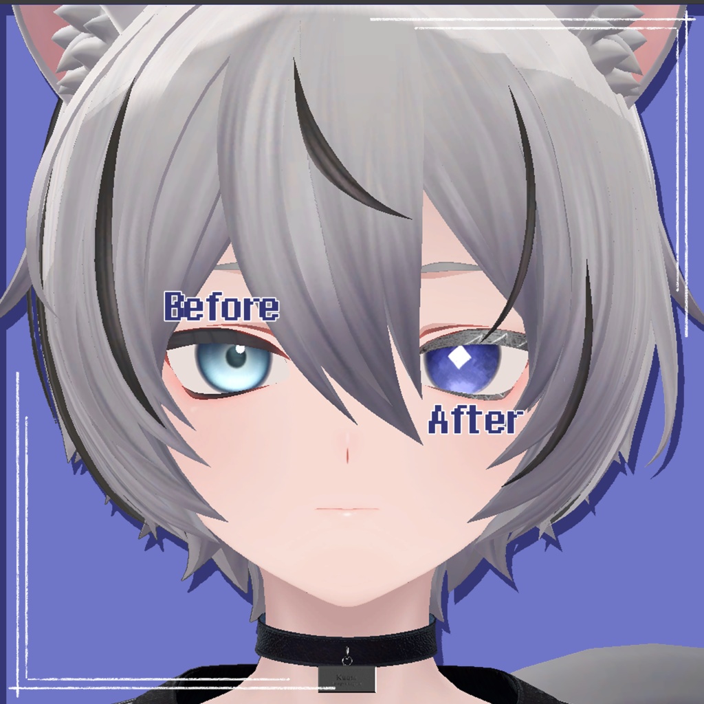 【くうた -Kuuta- 対応】『よぞら』(Eye&Eyelash texture)