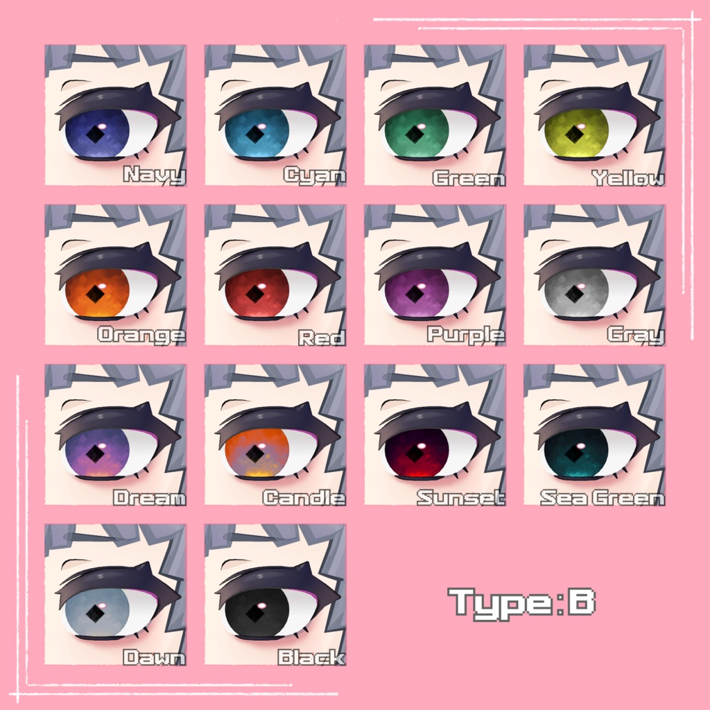 【Nevry 対応】『よぞら』(Eye texture)