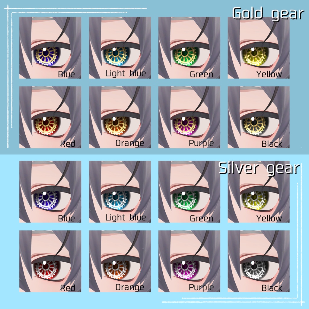 動く!【くうた -Kuuta- 対応】『まきな』(move Eye texture)