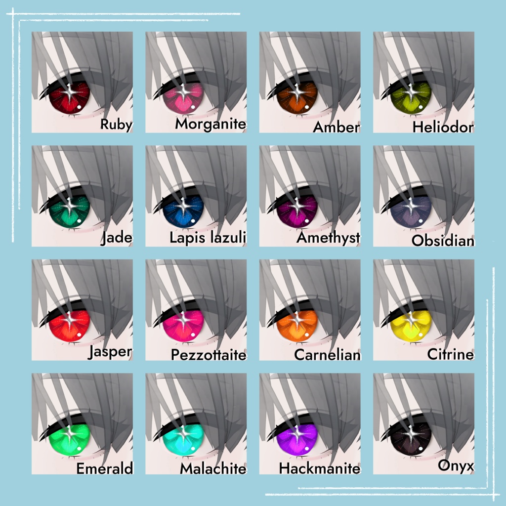 【ヴァーニー Varney 対応】『いのり』(Eye texture)