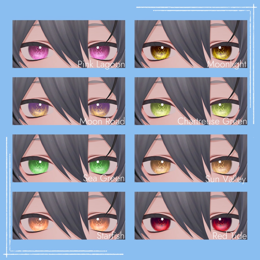 【12アバター対応】『みつき』(Eye texture)