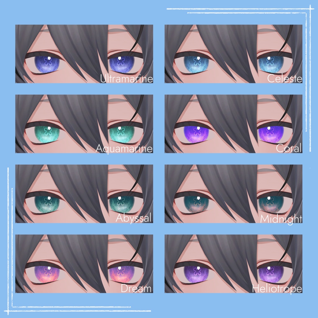 【12アバター対応】『みつき』(Eye texture)