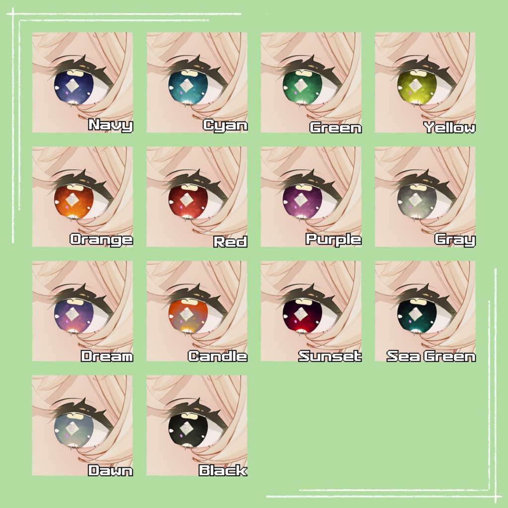 【イフ Ifu 対応】『よぞら』(Eye texture)