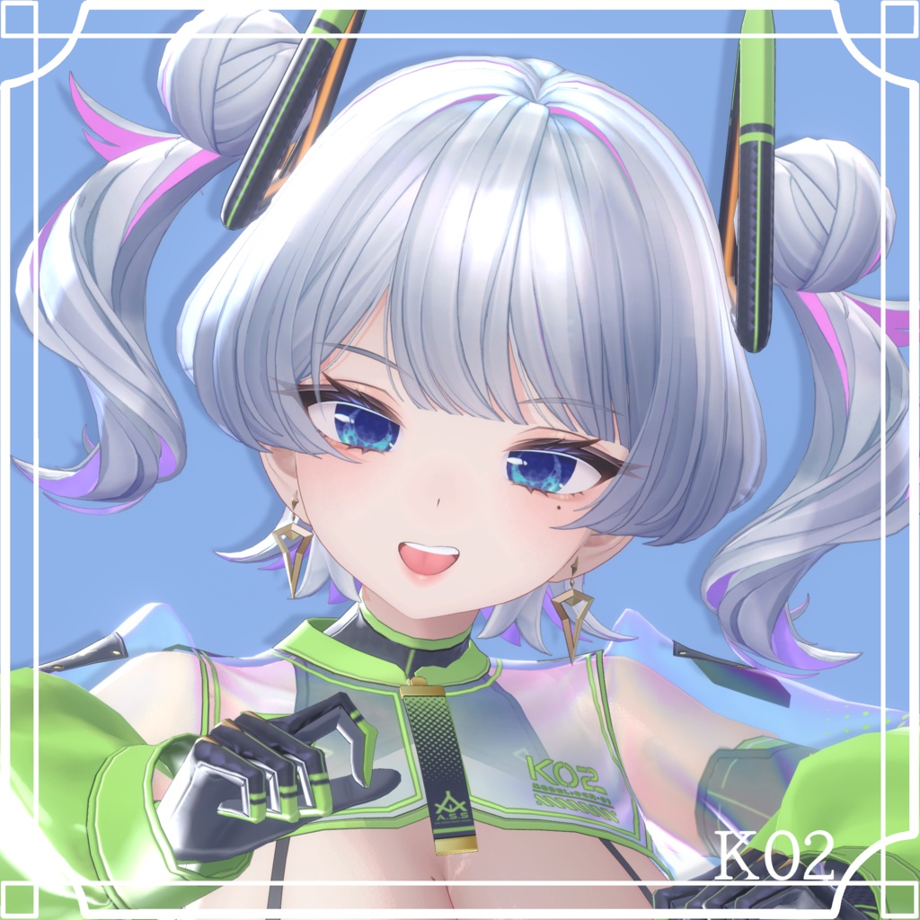 【89アバター対応】『おぼろ』(Eye texture)