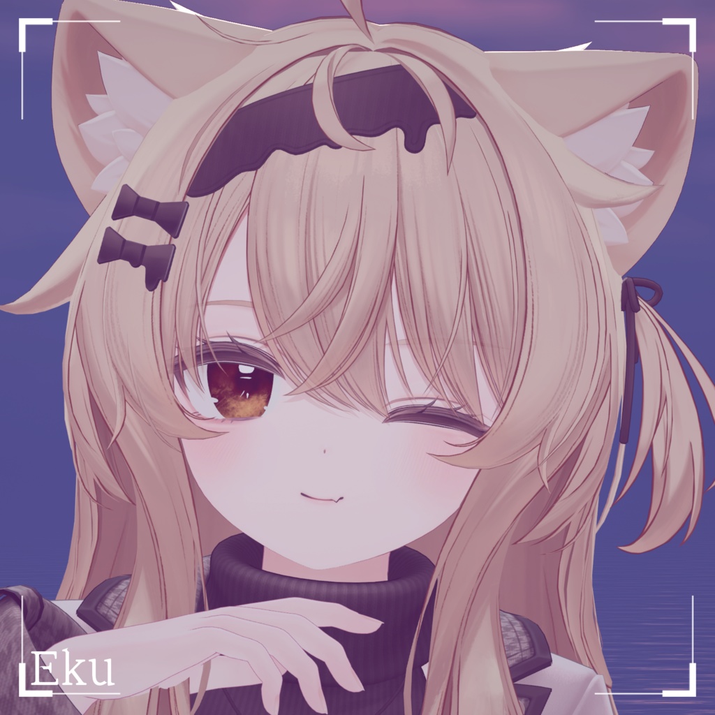 【64アバター対応】『くゆる』(Eye texture)