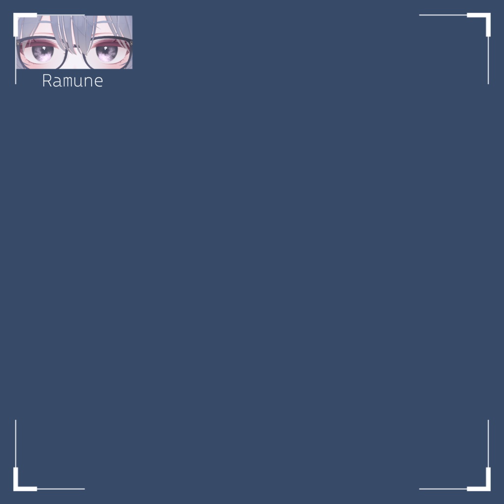 【73アバター対応】『くゆる』(Eye texture)