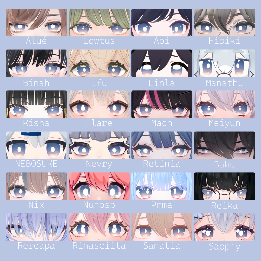 SALE中!【83アバター対応】『みめい』(Eye texture)