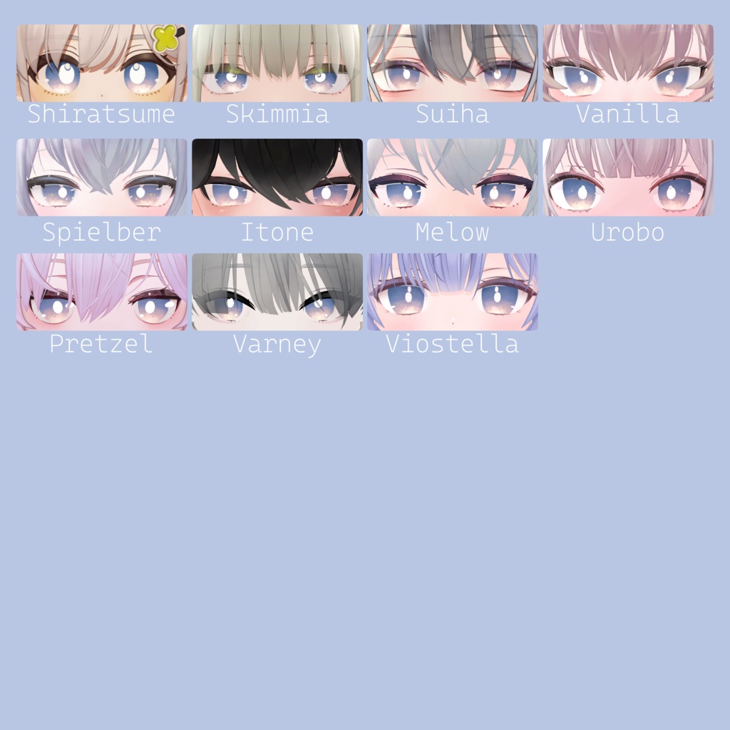 SALE中!【83アバター対応】『みめい』(Eye texture)