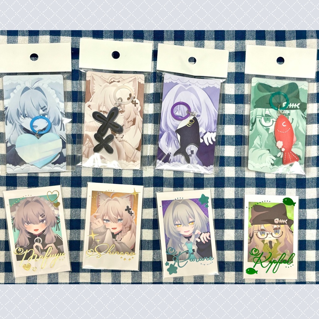 アンブレラチャーム&箔押しチェキセット【4種】