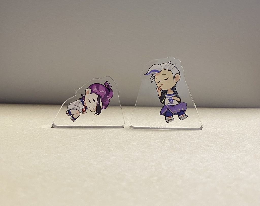 sgrとkktbtのミニ自立アクスタ