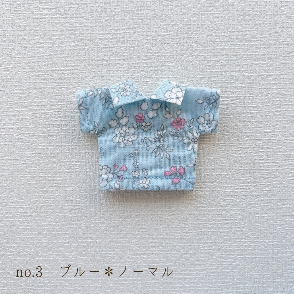 ニュアンスカラーなお花柄シャツ