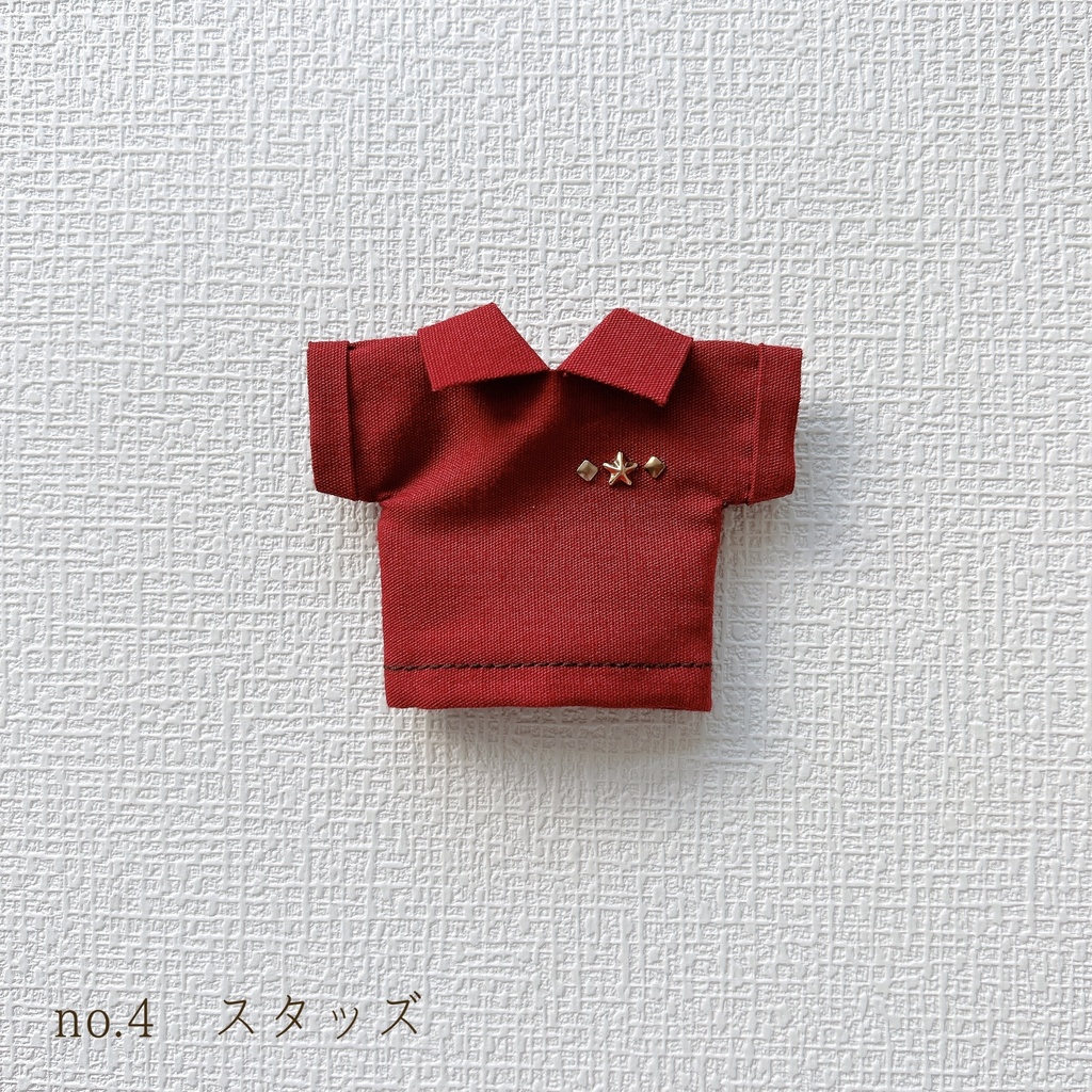 半袖シャツ*ボルドー