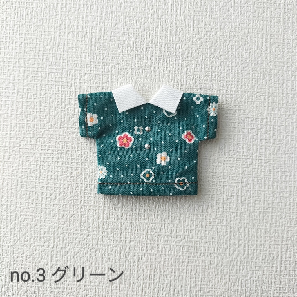 レトロ花柄シャツ