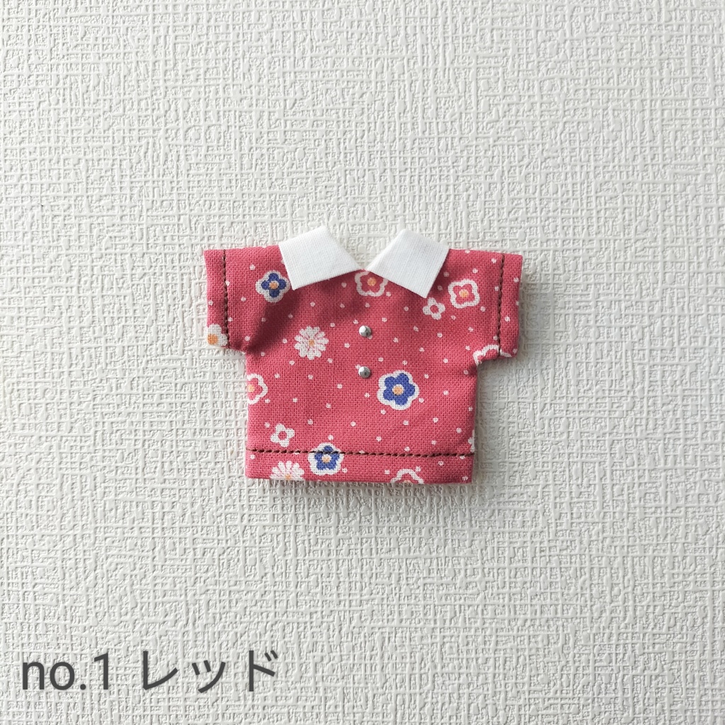 レトロ花柄シャツ