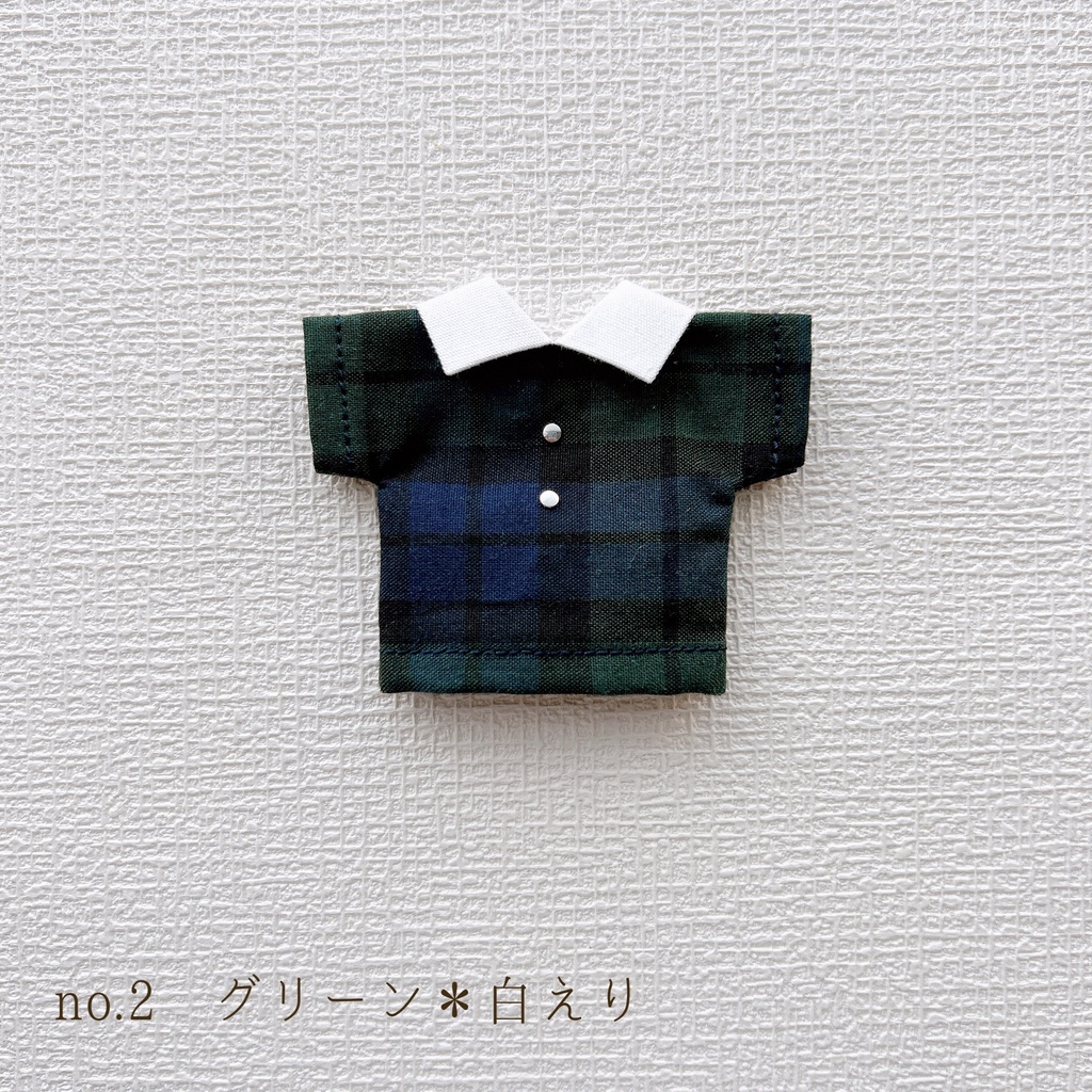 チェック柄シャツ*半袖