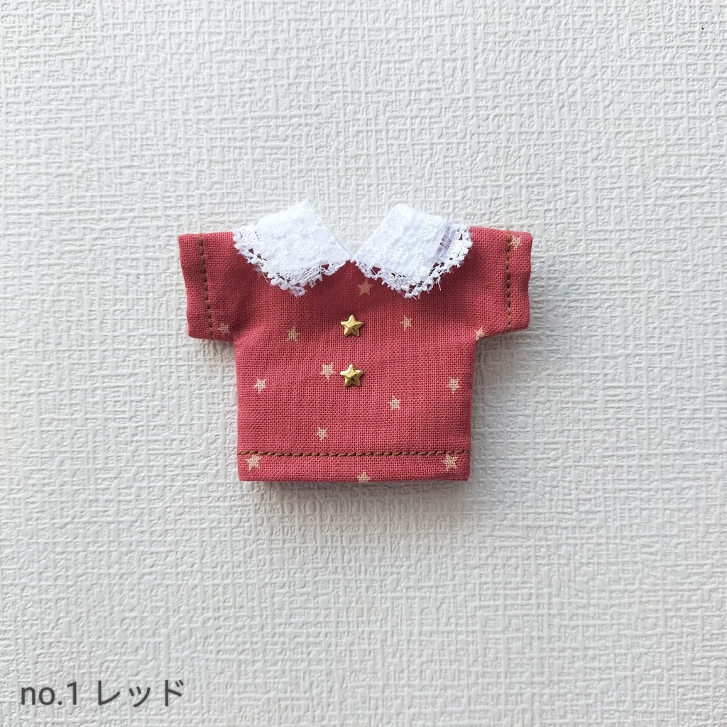 お星さまなシャツ*レース襟