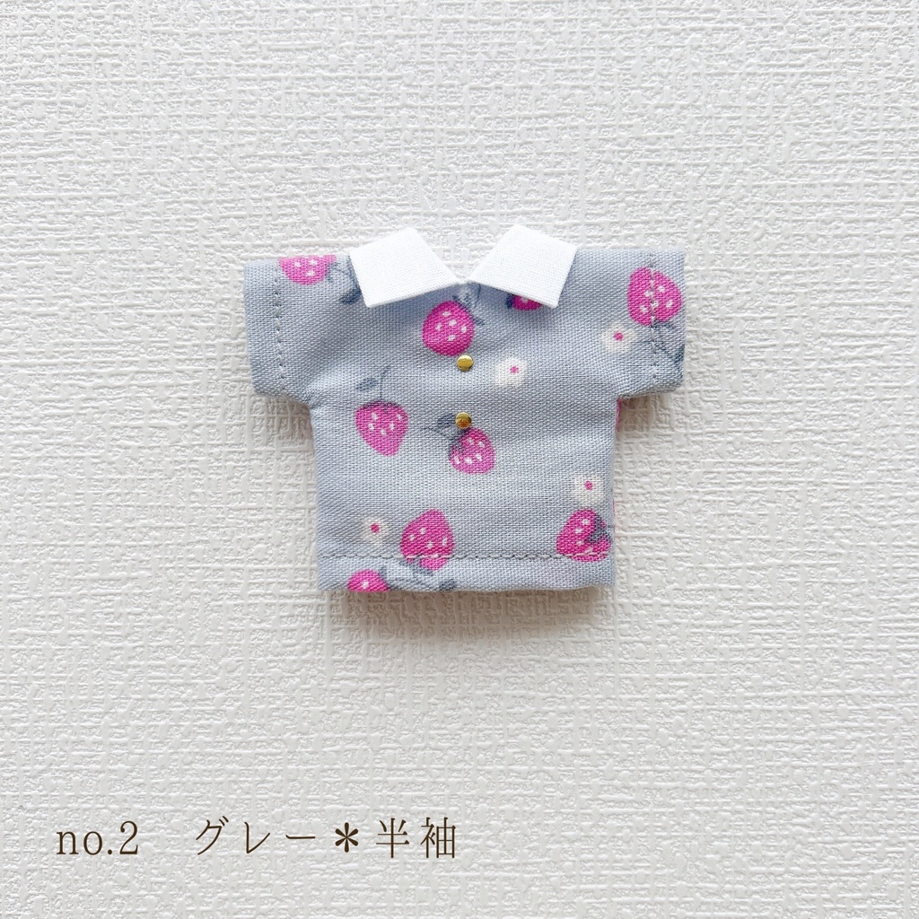 ◎いちご柄なお洋服