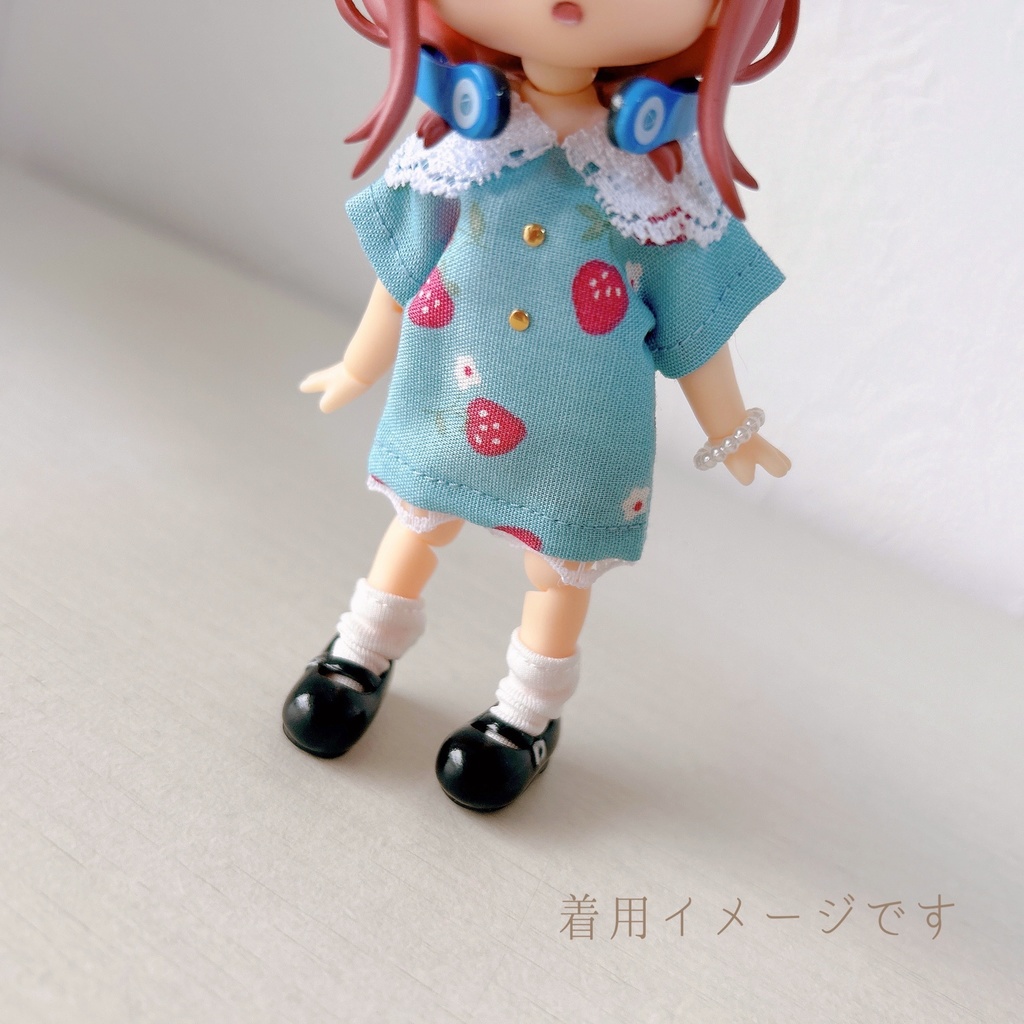 ◎いちご柄なお洋服