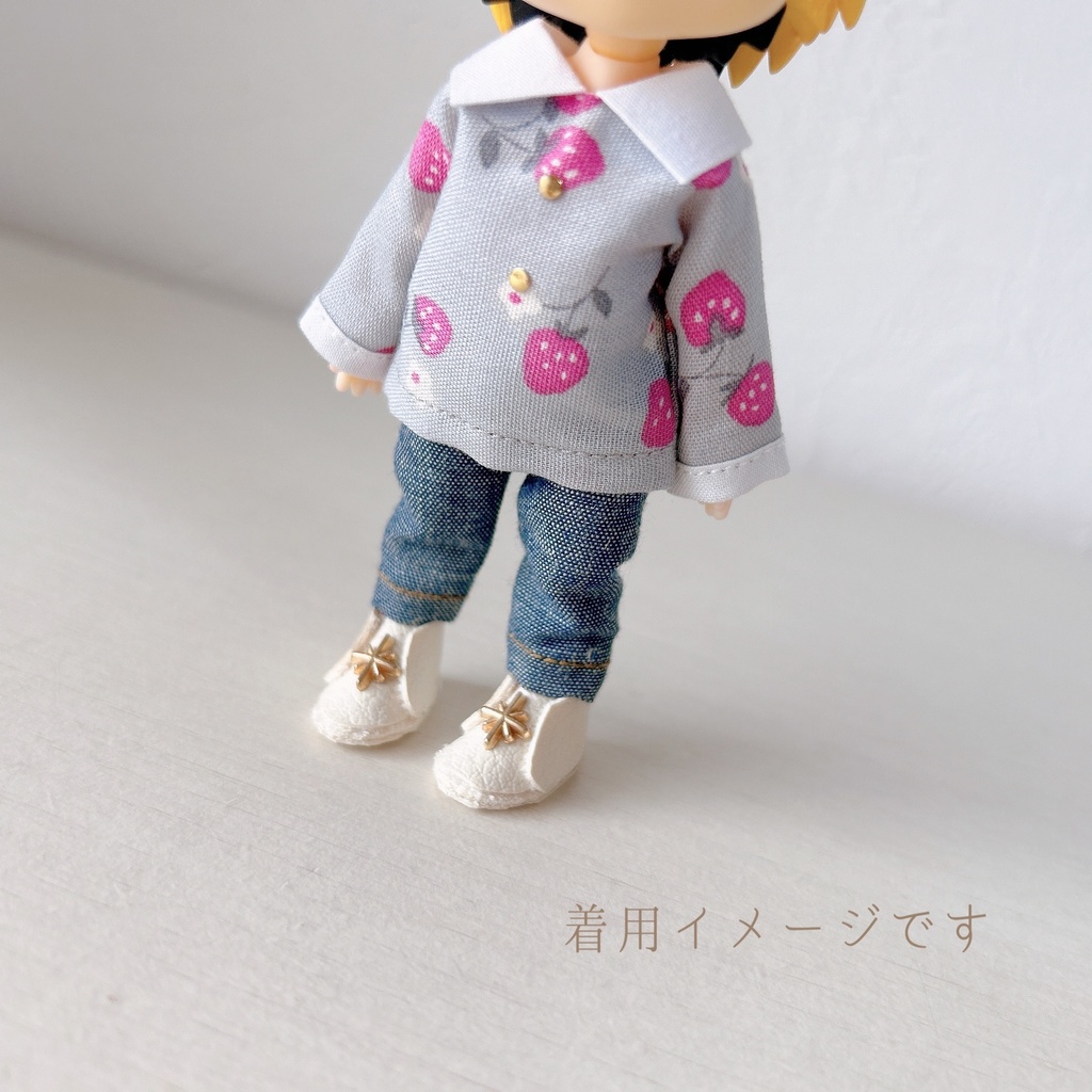 ◎いちご柄なお洋服