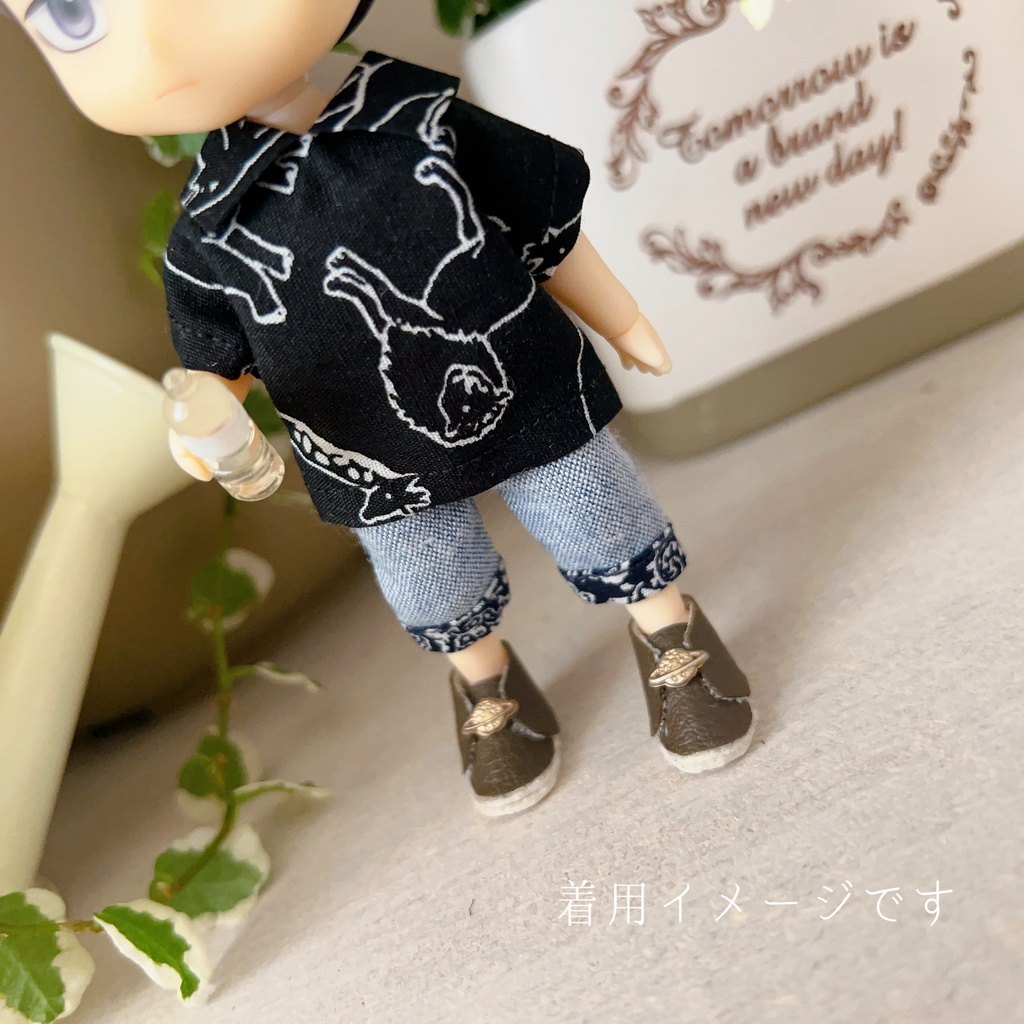 七分丈ロールアップデニム