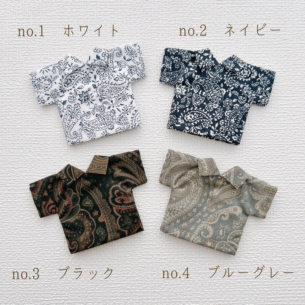 ◎ペイズリー柄オーバーサイズシャツ