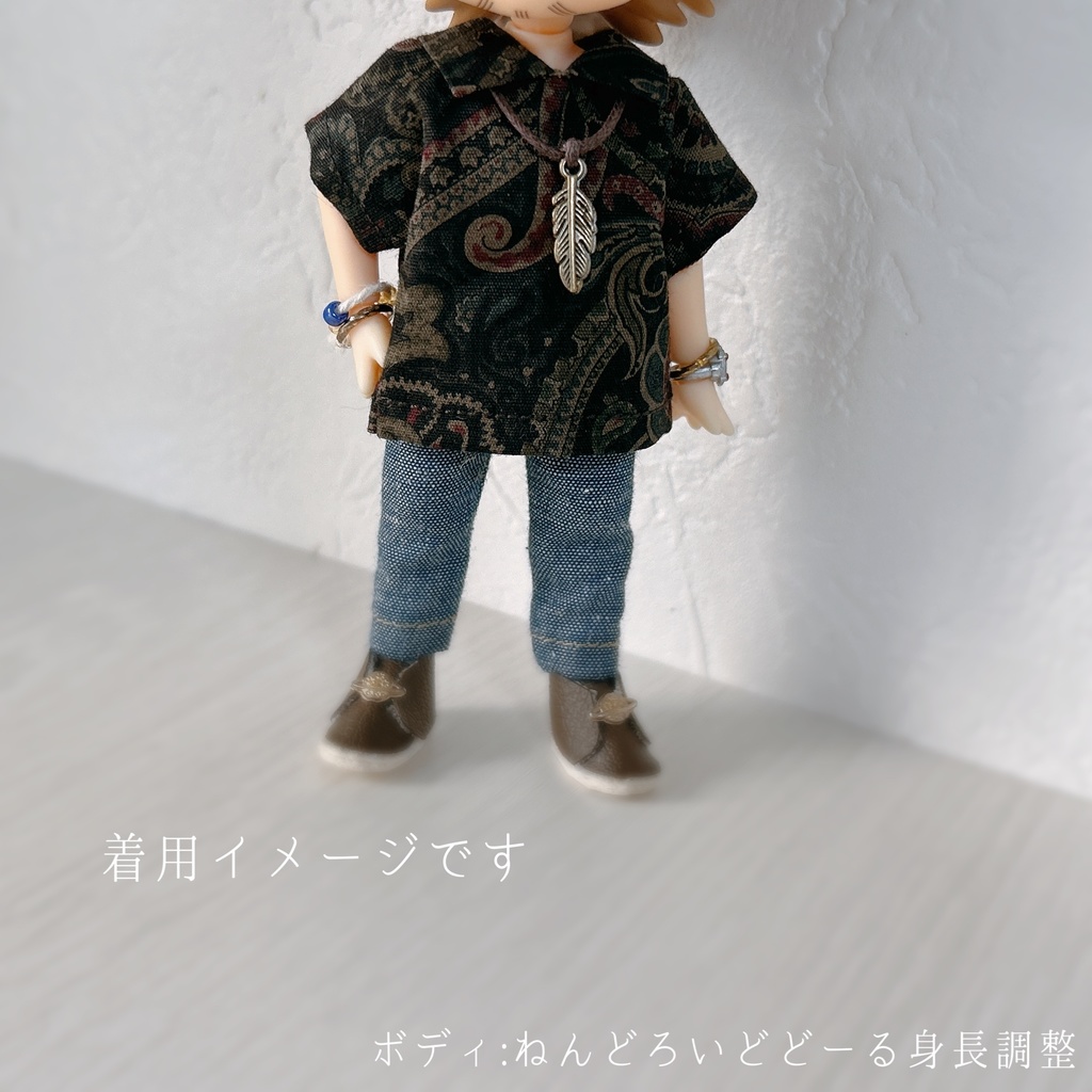 ◎ペイズリー柄オーバーサイズシャツ