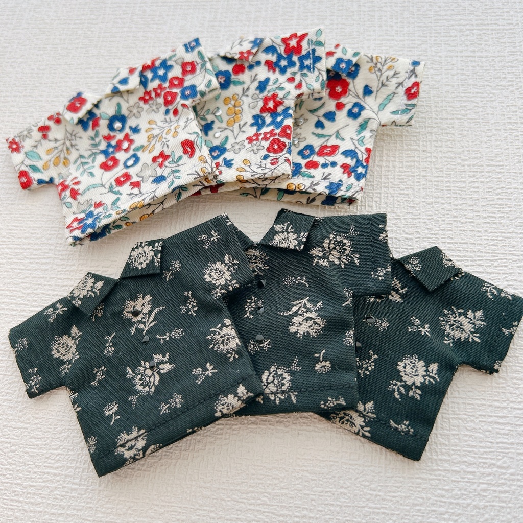 お花柄オーバーサイズシャツ