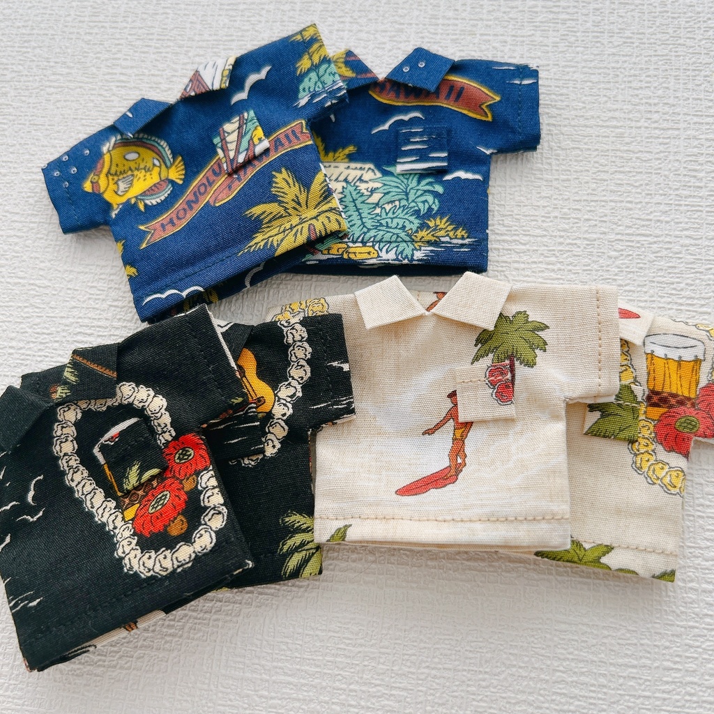 アロハ柄オーバーサイズシャツ