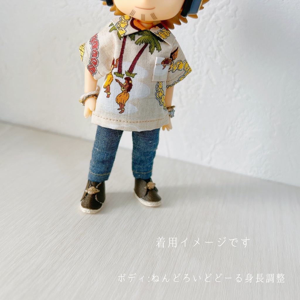 アロハ柄オーバーサイズシャツ