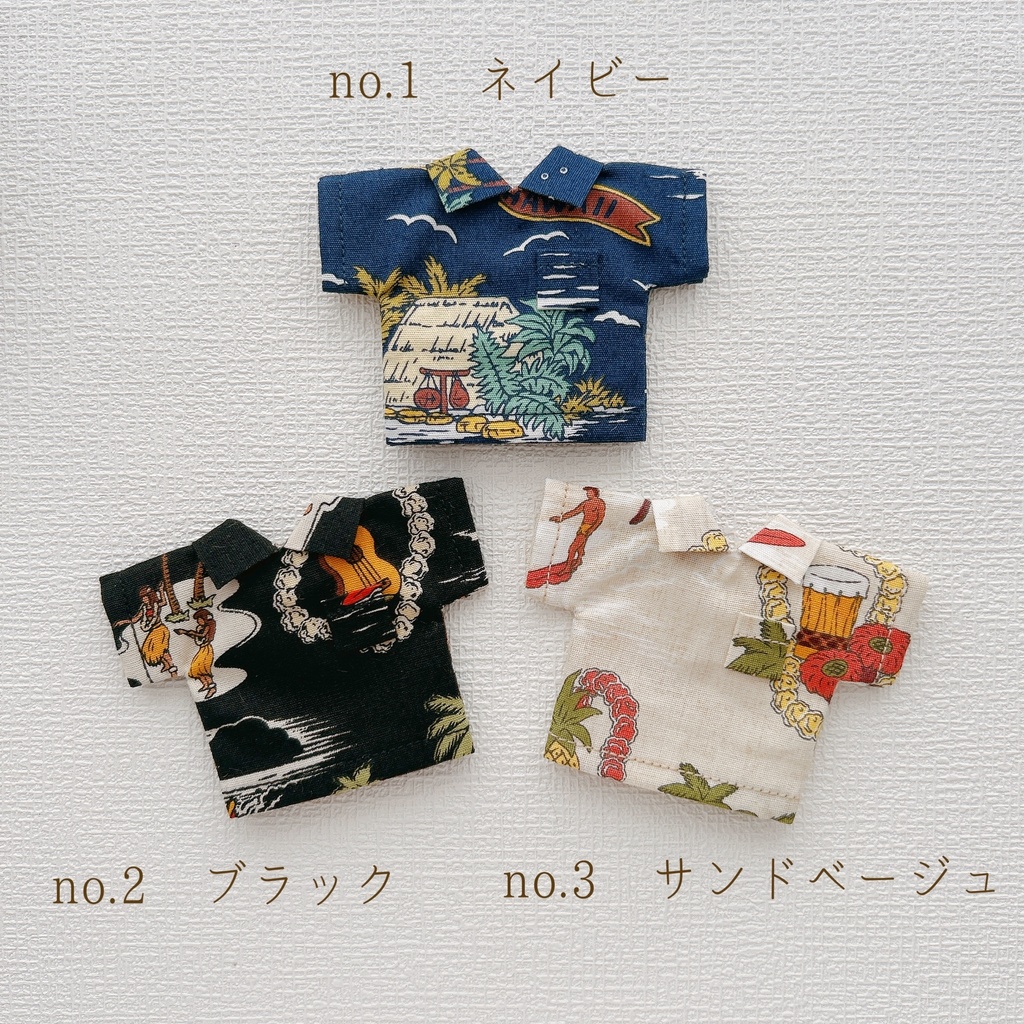 アロハ柄オーバーサイズシャツ