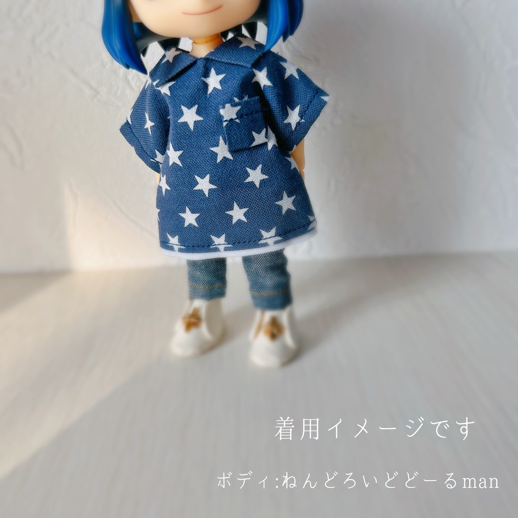 スター柄トップス